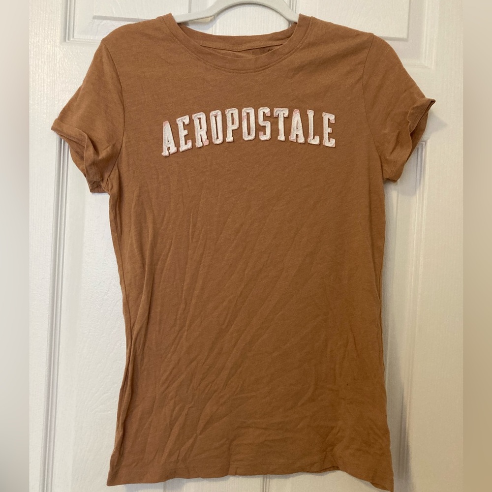 Aeropostale brown t shirt